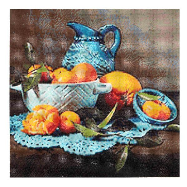 Алмазная (кристальная) мозаика Cristyle, Натюрморт Испанские апельсины Т. Карачкова, 40х40