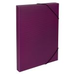 Короб архивный пластиковый 30 мм, 1 шт, Prisma neon A4 эффект 3D, пурпурный, Expert Complete ЕС240400022