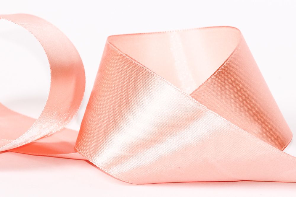 Лента атласная 1-сторонняя 50.0 мм / 33±2 метра, 108 персиковый, Gamma