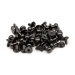 Винт кобурный металл ⌀7,5 мм чер.никель, 20 шт