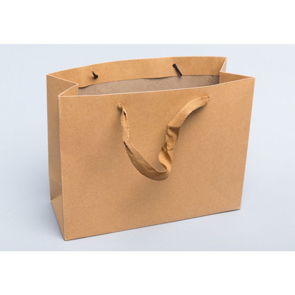 Пакет крафт 27х21х10 см, 12 шт, 94835