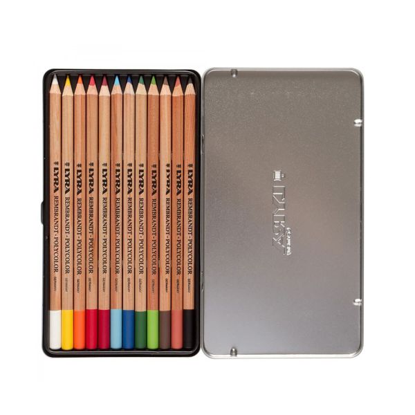 Набор цветных карандашей Rembrandt Polycolor заточенные 12 цв, Lyra L2001120