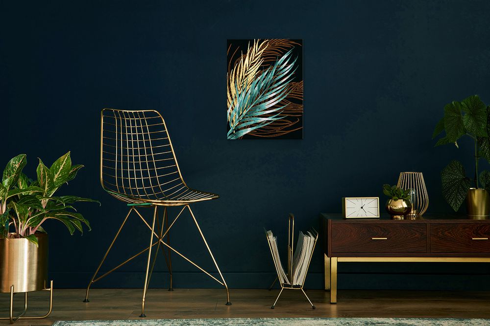 Картина по номерам Фрея PNB/PMPT-224, Пальмовые ветви. Часть 2, (с поталью) 40х30 см