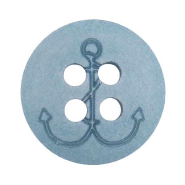 Пуговицы 4 прокола блузочные 11 мм, 36 шт, D903 серо-голубой, Gamma CRZ 0024