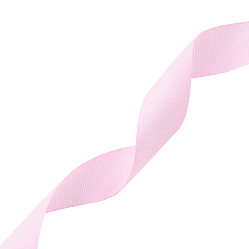 Лента репсовая (в рубчик) 25.0 мм, 011 розовый, уп.18,28 м