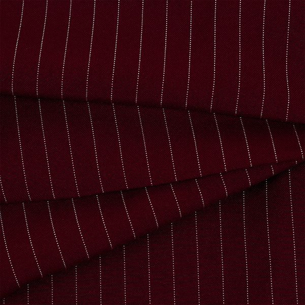 Габардин кач-во Фухуа 180 г/м², 150 см / 1 метр, в полоску, TBY.Gbf.st.24102.1.3.1, цв.03 бордовый