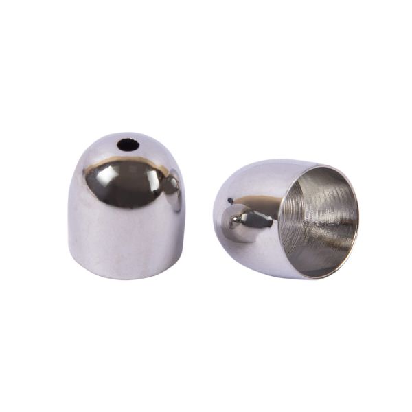 Концевик для бижутерии 10х12 мм, 10 шт, 03 под античное серебро, Zlatka FMK-E09