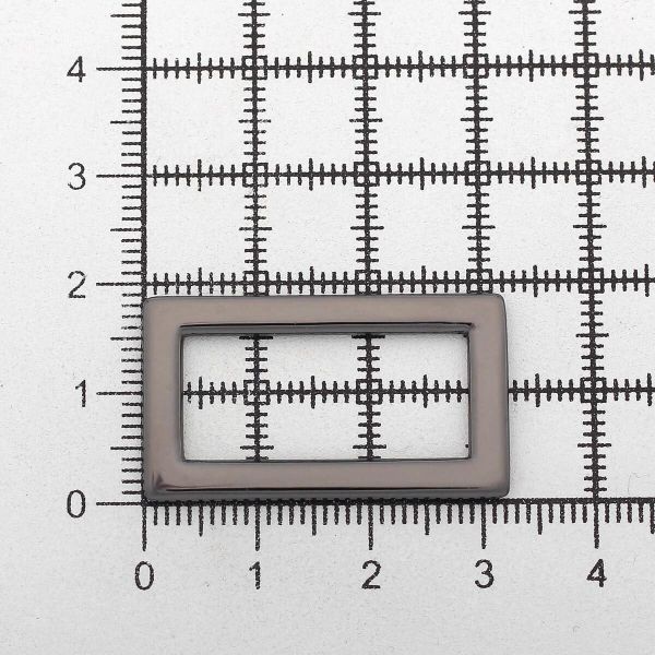 Рамка прямоугольная металл 25 мм, чер.никель ГР, 6931, 10 шт