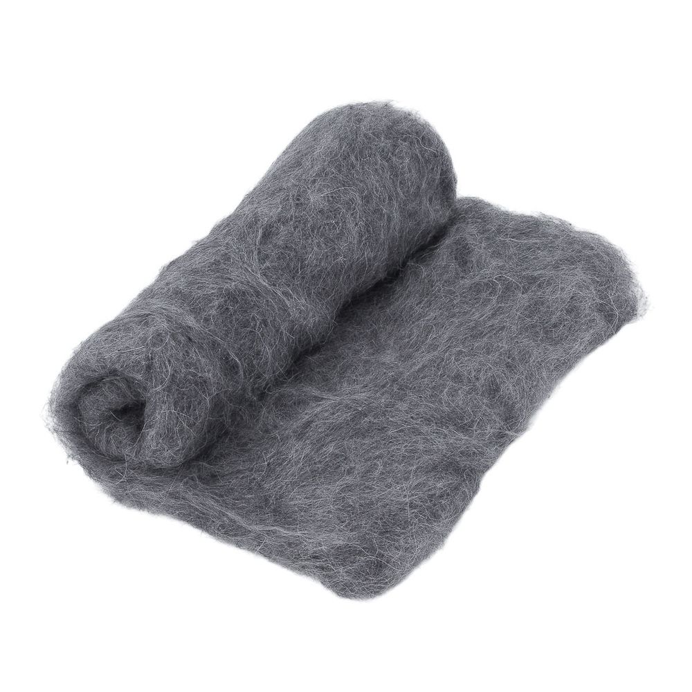 Шерсть для валяния Ангорка 100 г, Камтекс, 169 серый