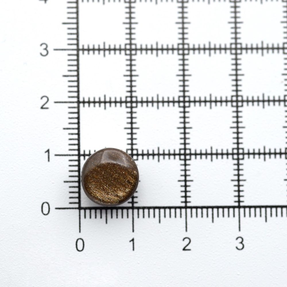 Пуговицы на ножке 18L (11мм), пластик (col.18 т.коричневый), 72 шт, CR P-45
