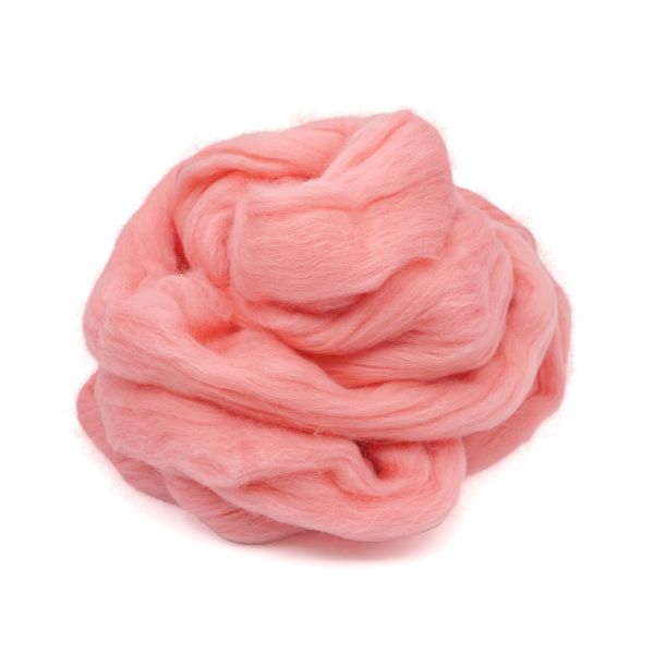 Шерсть для валяния Троицкая тонкая 1х100 г (до 23 мкр), 125 камелия