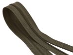 Молния рулонная витая (спираль) Т3 (3 мм), УСИЛЕННАЯ, НА БОБИНЕ, S-157 коричневый (цв.SBS) / 200 метров