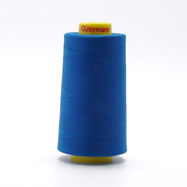 Нитка особо тонкая Gutermann Mara №150 (150/2), 5000 м, 713961, цв. 322 лазурно-синий, 1 катушка