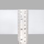 Резинка тканая 60.0 мм / 20 метров, белый