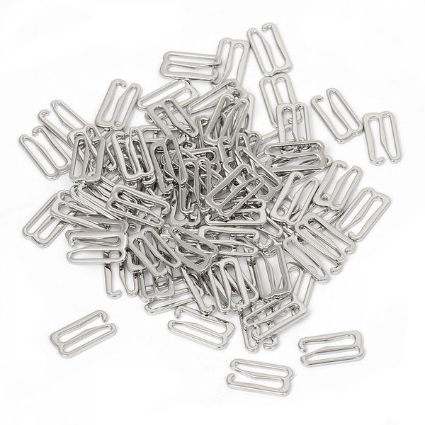 Крючки для бюстгальтера металл 15.0 мм, 915 цв.никель, уп.100 шт