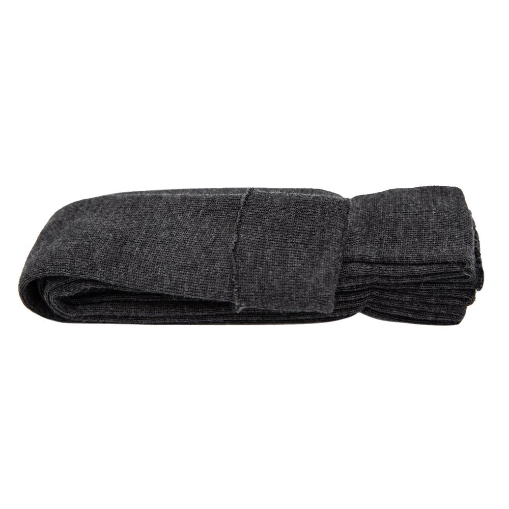 Манжеты трикотажные рукава 7.0 см / 3 метра, полушерсть тонкие 14кл. 1х1, 373/м антрацит