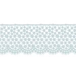 Кружево гипюр (плетёное) 65 мм / 10 м, голубой, Gamma GGM-6501