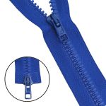 Молния трактор Arta Т6 (6 мм) 2 зам., разъем., 75 см, цв. 088 яр.синий, уп.5 шт