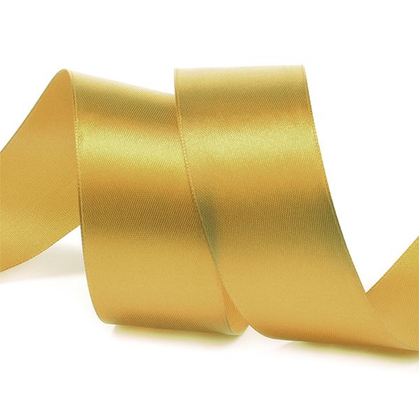 Лента атласная 1-сторонняя 38.0 мм / 27.4±2 метров, 3017 гр.оранжевый, Ideal