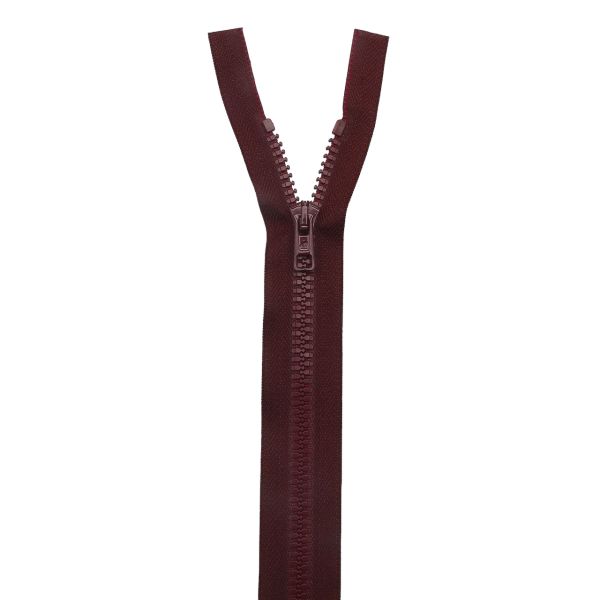 Молния трактор Arta Т6 (6 мм) 1 зам., разъем., 45 см, цв. 033 т.бордовый, уп.5 шт