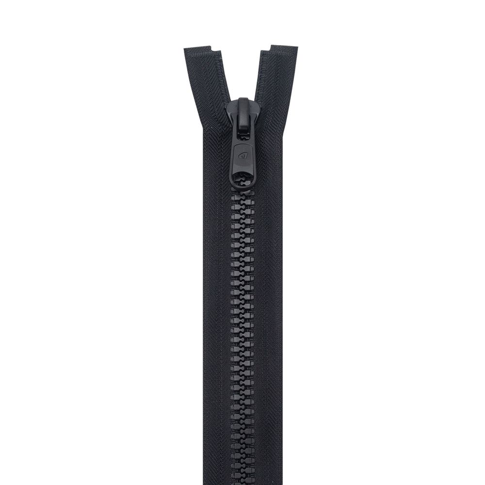 Молния трактор Arta Т8 (8 мм) 2 зам., разъем., 80 см, (2080), A580 черный, НОВЫЙ МАТОВЫЙ ЗАМОК, уп.5 штук