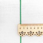 Шнур отделочный плетеный ⌀6.0 мм / 30 метров, зеленый, С887Г7