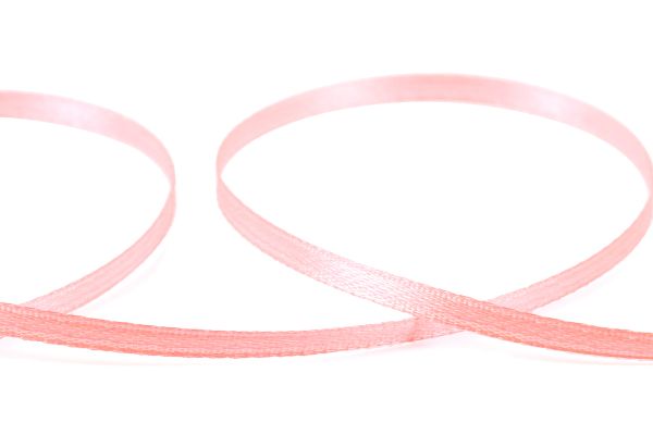 Лента атласная 2-сторонняя 3.0 мм / 91.4±2 метра, 067 св-розовый, Gamma AL-3P