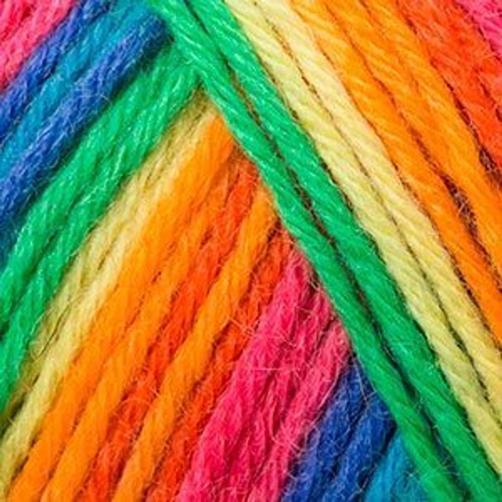 Пряжа Schachenmayr (Шахенмайер) Regia 6-fadig Color 150g, 6 ниток, 150г, 375м, 9801285, 06367, rainbow color