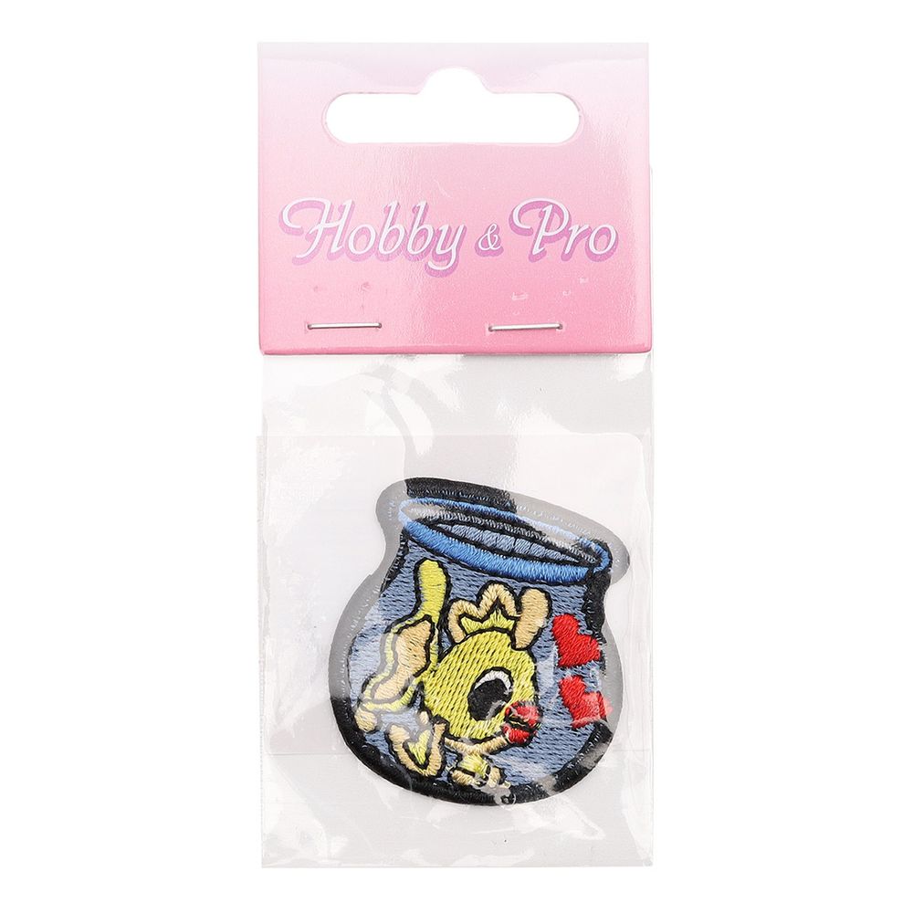 Термоаппликация Золотая рыбка, 4х4cm, Hobby&Pro