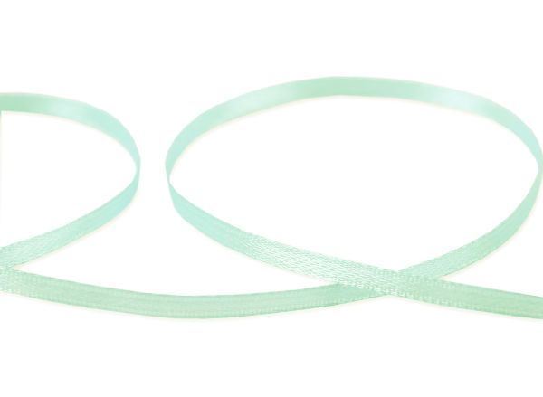 Лента атласная 2-сторонняя 3.0 мм / 91.4±2 метра, 063 св.св.зеленый, Gamma AL-3P