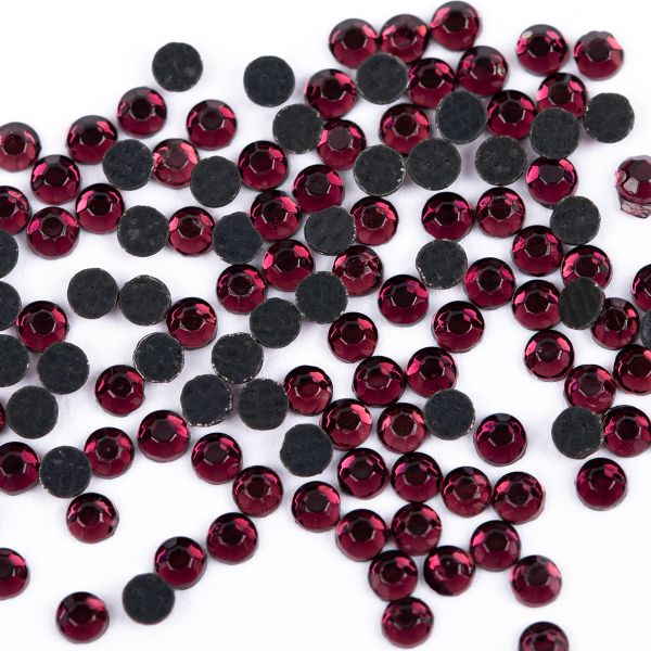 Стразы клеевые акрил 1.9-2.1 мм, 144 шт, SS06 сиреневый (amethyst), Zlatka RS/144