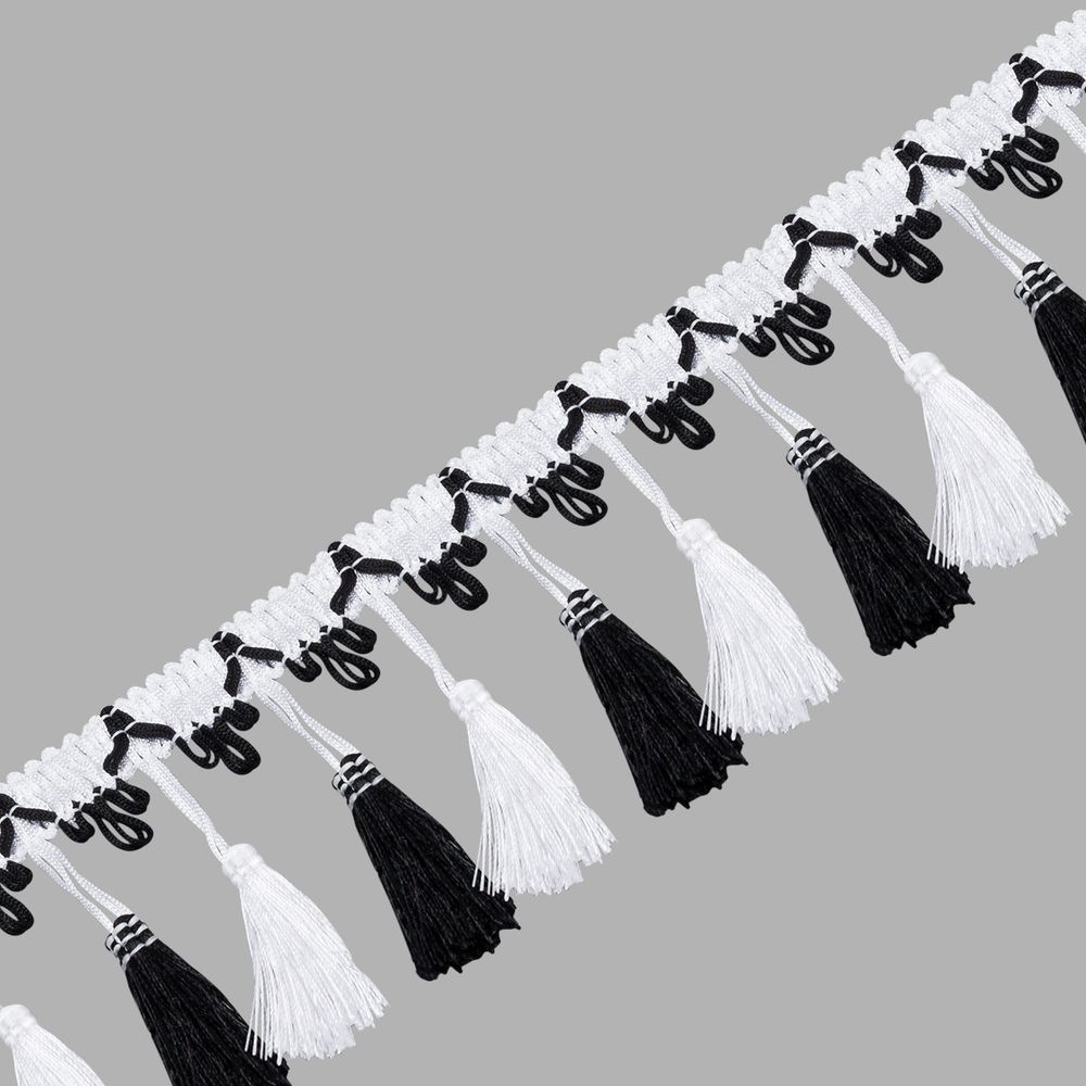 Бахрома отделочная 115.0 мм / 10 метров, с кистями, (001-115), 878