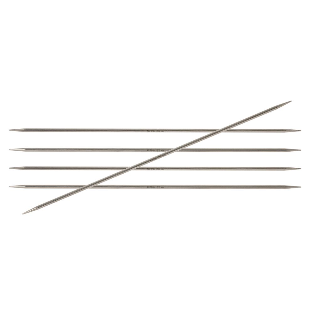 Спицы чулочные 5-ти компл. ⌀2.5 мм, 20 см, Alpina SIL-05