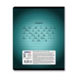 Тетрадь ученическая школьная A5+ 12 л. на скобе 65 г/м², белизна 100%, 25 шт, линия, 000698 Самурай, Светоч 12ТЕТл-001