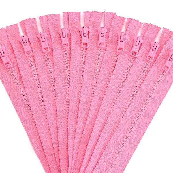 Молния трактор Arta Т6 (6 мм) 1 зам., н/раз., 18 см, цв. 099 св.розовый, уп.10 шт