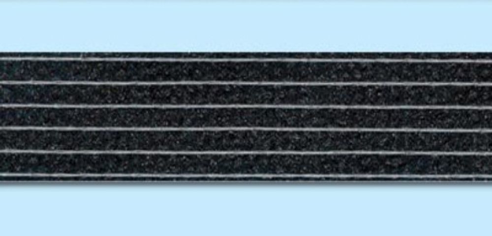 Тесьма усиленная Кромка клеевая 20 мм, (фасовка) 5х3 м, черный, B, Gamma G-120ht