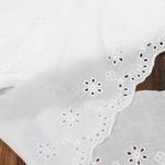 Кружево шитьё хлопок 120 мм / 13.71 метра, арт.2661C, цв.01 белый