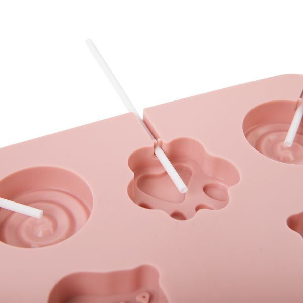 Форма силиконовая для леденцов 16.2х16.2х1 см, 8 ячеек, S-Chief SPC-0506