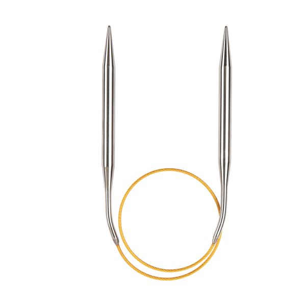 Спицы круговые ⌀5.0 мм, 40 см, с металлическим тросиком, Alpina SIL-40