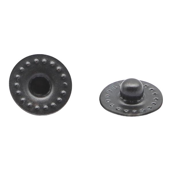 Кнопка Альфа (S-образная) ⌀10.0 мм, ≈144 шт, СТАЛЬ, оксид, NEW STAR