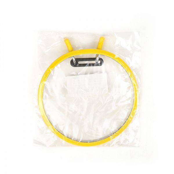 Пяльца Nurge пружинные для вышивания и штопки, цв. желтый ⌀126мм толщина 5