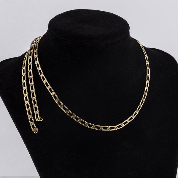 Цепочка декоративная 45 см, 5 шт, №03 под античную медь, Faycraft HKS-01