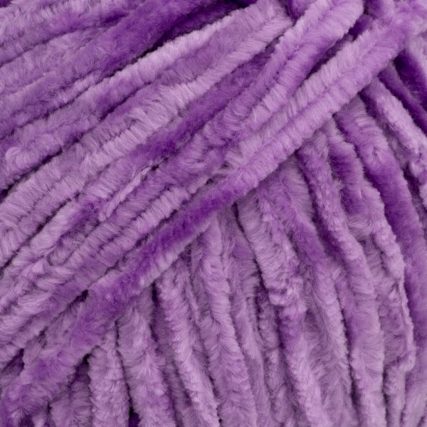 Пряжа Вязь Велюровая 120 / уп.3 мот. по 100 г, 120 м, 17 сиреневый