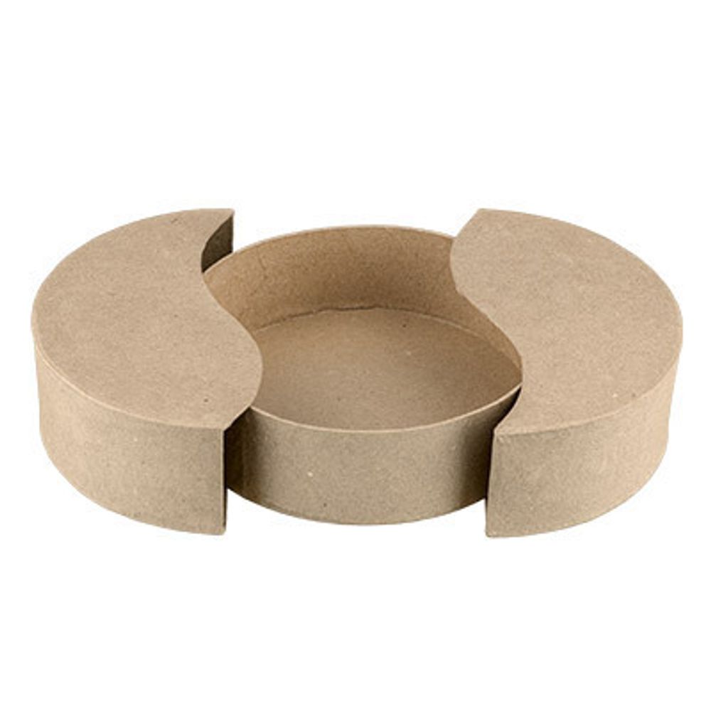 Заготовка из папье-маше Коробочка, 15х15х5 см, PAM-060 Love2art