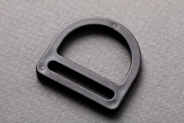 Полукольцо пластик 25 мм, 100 шт, черный, Gamma DRD009