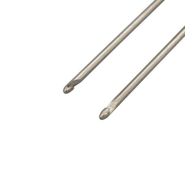 Крючки для тунисского вязания с фиксаторами на леске ⌀2,75, 60см