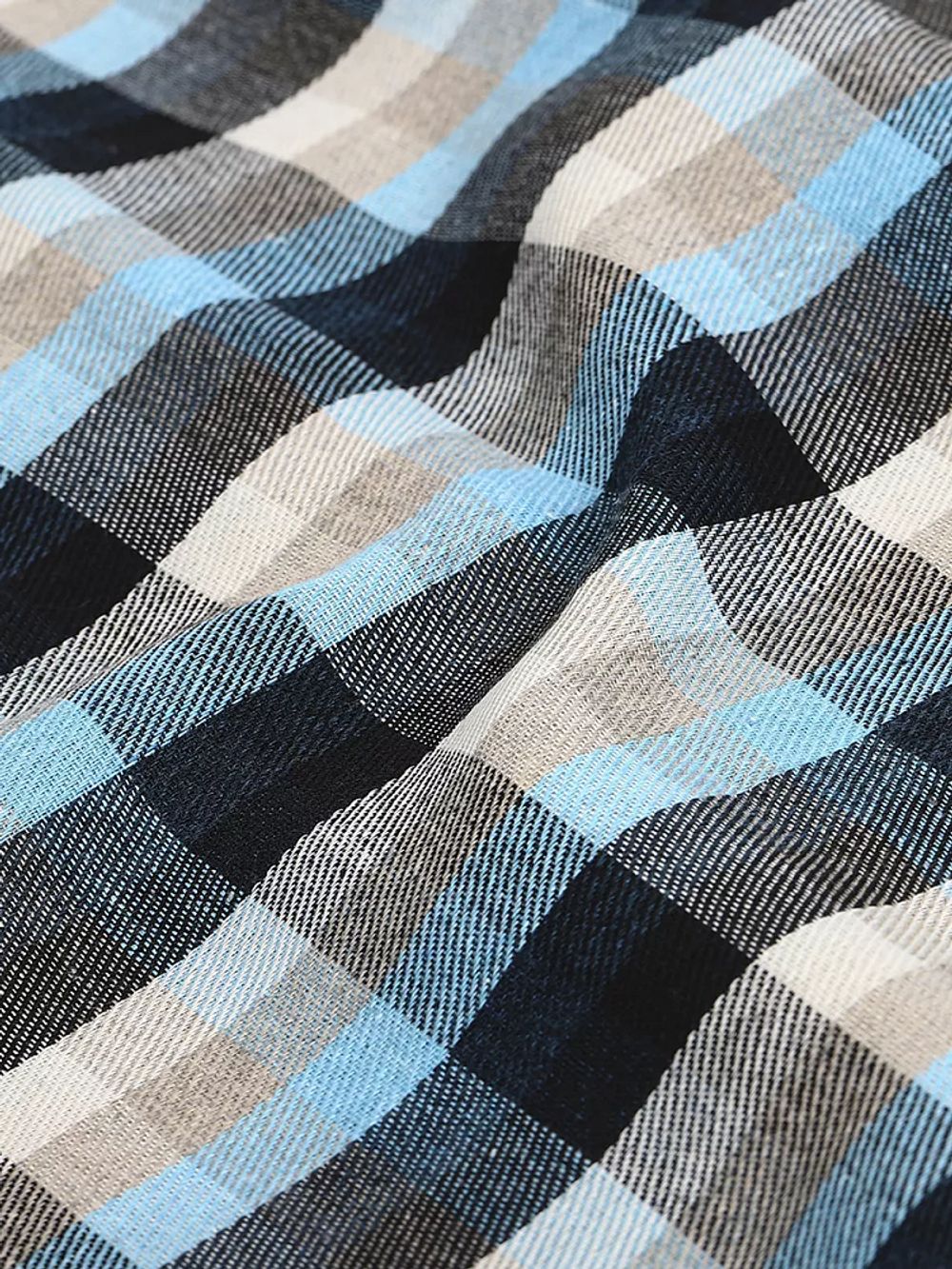 Фланель рубашечная 150 г/м², 150 см / 2 метра, TBY.Fl.T303.10.2, цв.10 голубой