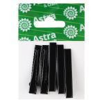 Основа для заколки крокодил, черная 5см, 5 шт в упак, Астра