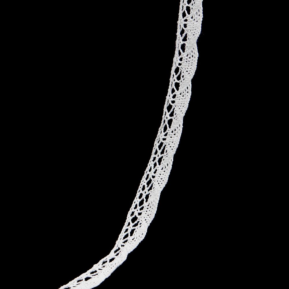 Кружево вязаное (тесьма) хлопковое 20 мм / 9.14 метров, неотбеленный