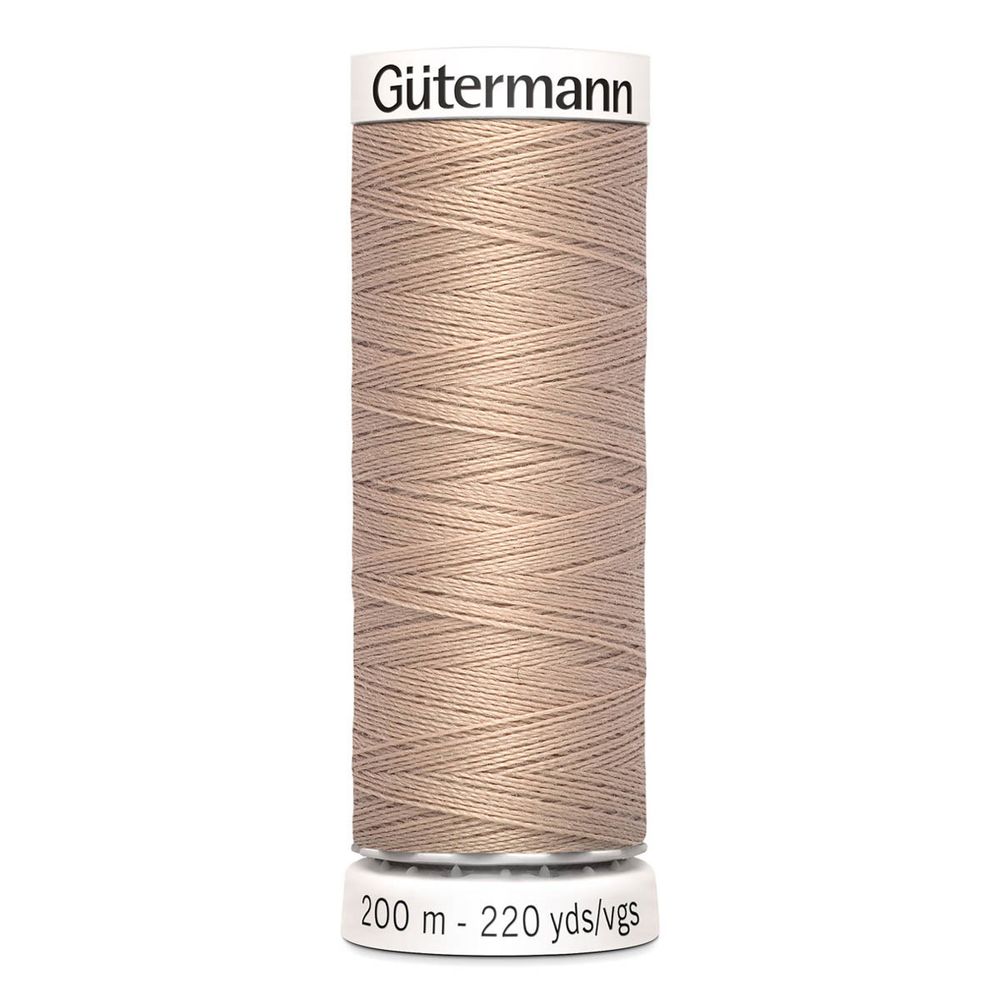 Нитки универсальные Gutermann Sew-all 100 (200 метров), 5 кат. | 422 холодный бежевый